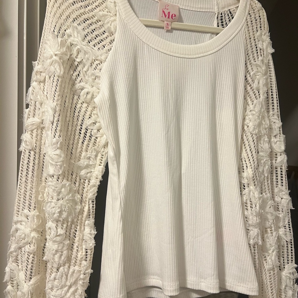 Elegant cream Women's Top